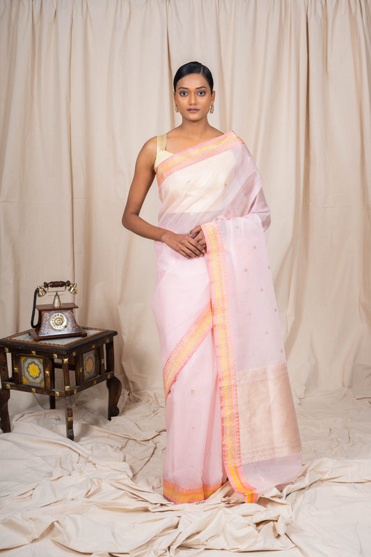 Baby Organza Handwoven Banaras Saree
