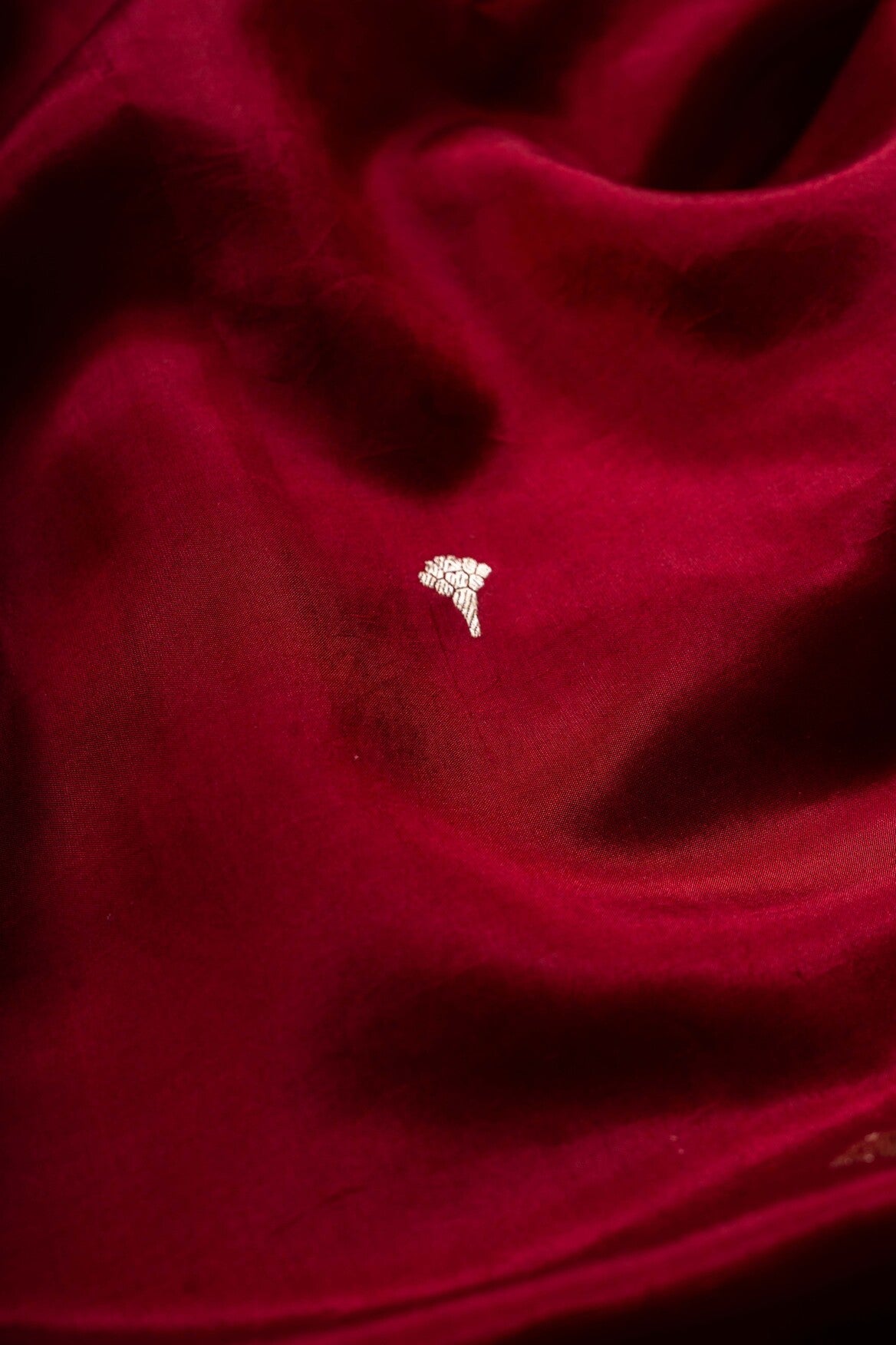 Maroon Soft Silk Handwoven Banaras Saree