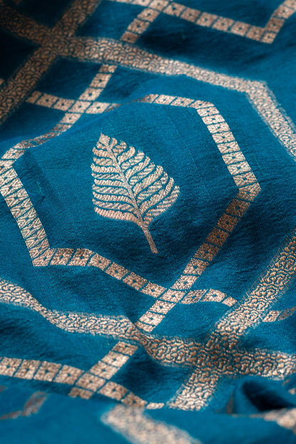 Pink Organza Handwoven Banaras Saree