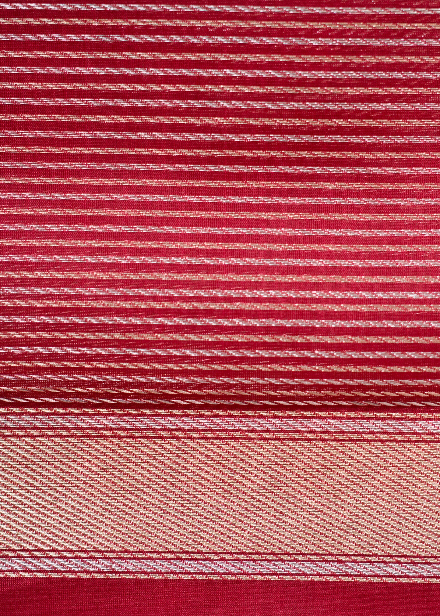 Brown Organza Handwoven Banaras Saree