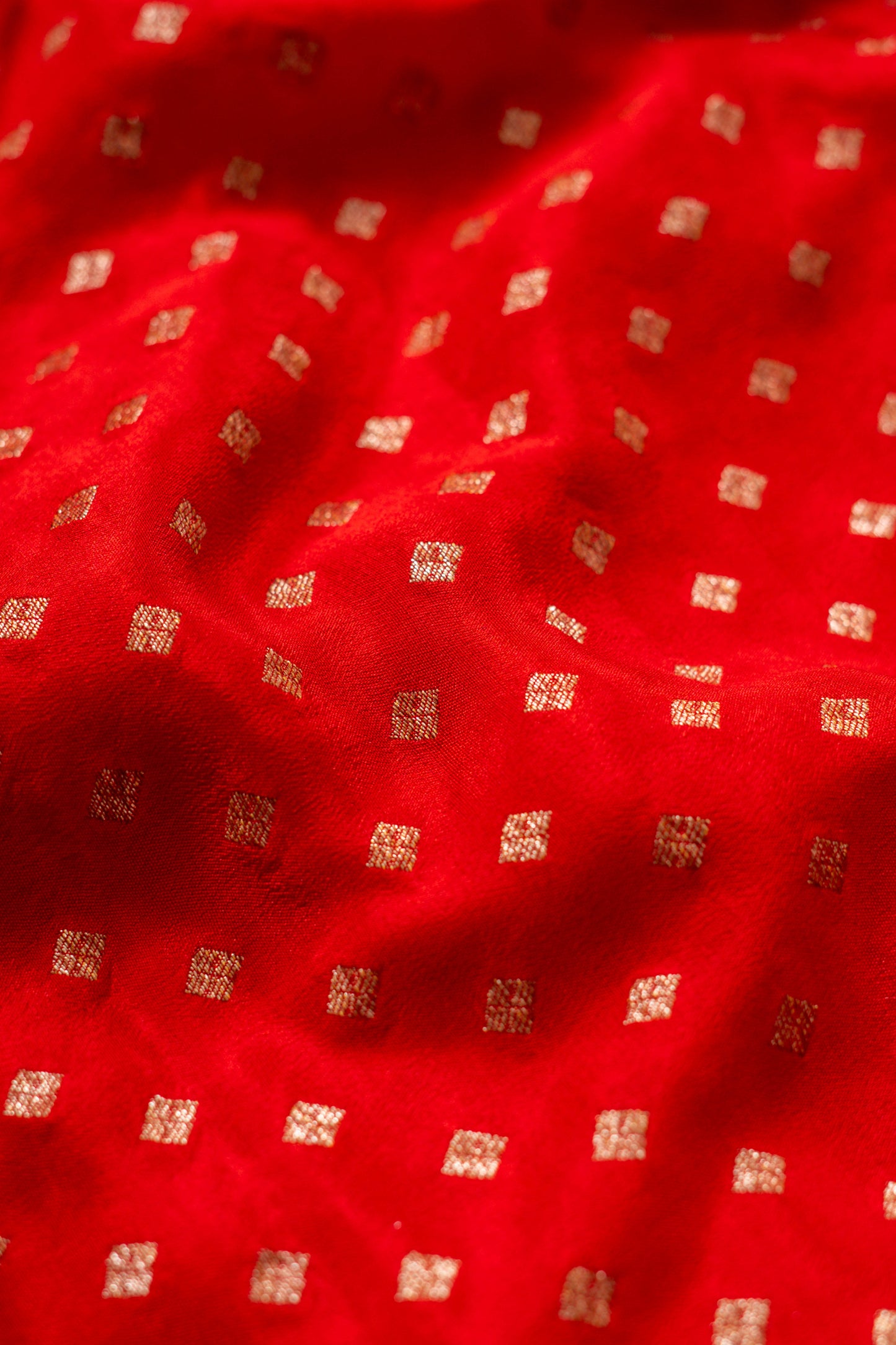 Red Banarasee Handwoven Saree