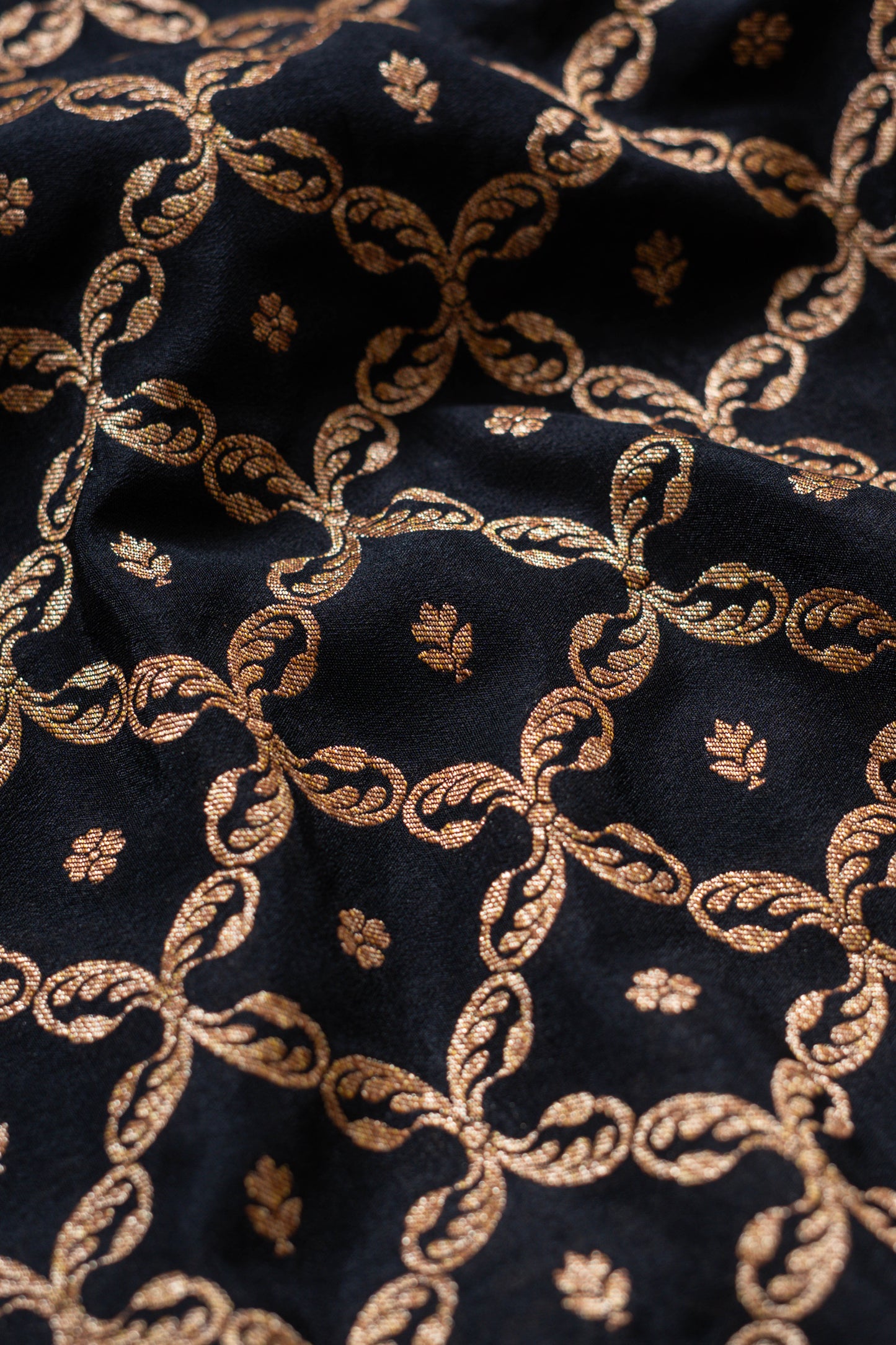 Black Banarasee Handwoven Saree