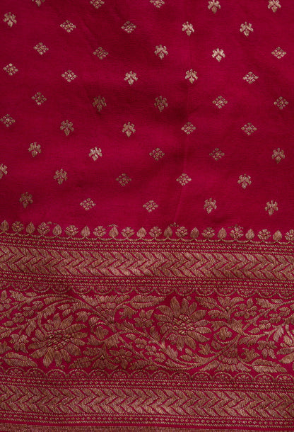 Purple Banarasee Handwoven Saree