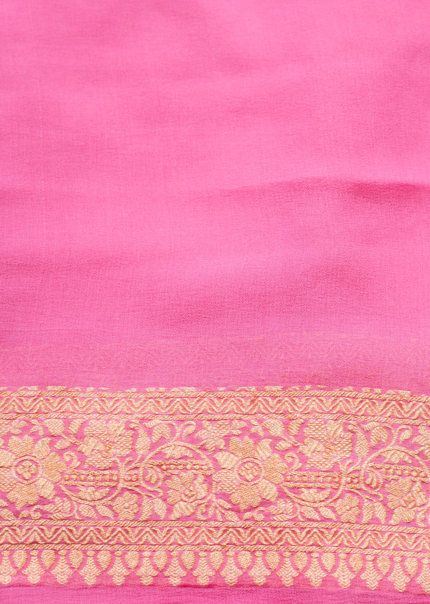 Pink Khaddi Georgette Banarasi Saree