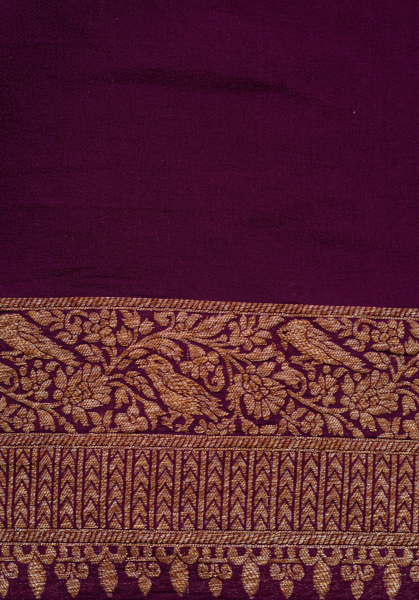 Black Khaddi Georgette Banarasi Saree